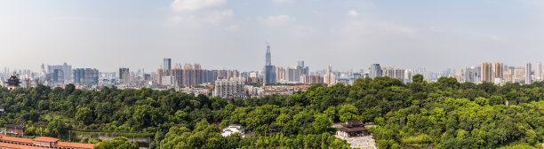 武汉地标性建筑背景