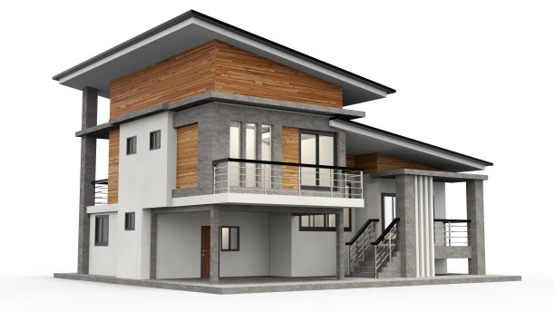 未来别墅模型