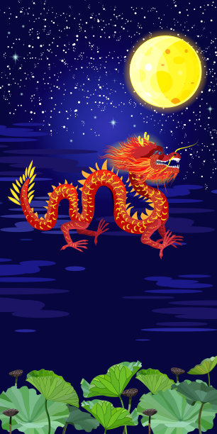 中秋节大月亮海报