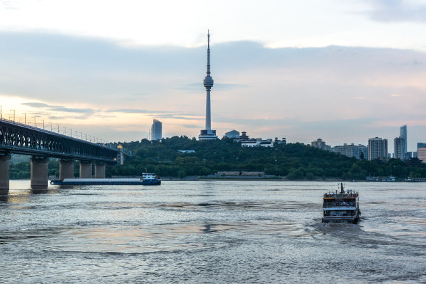 武汉夕阳全景