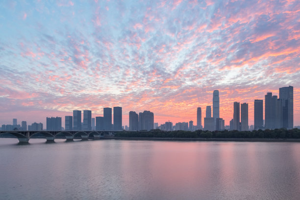 长沙地标建筑天际线