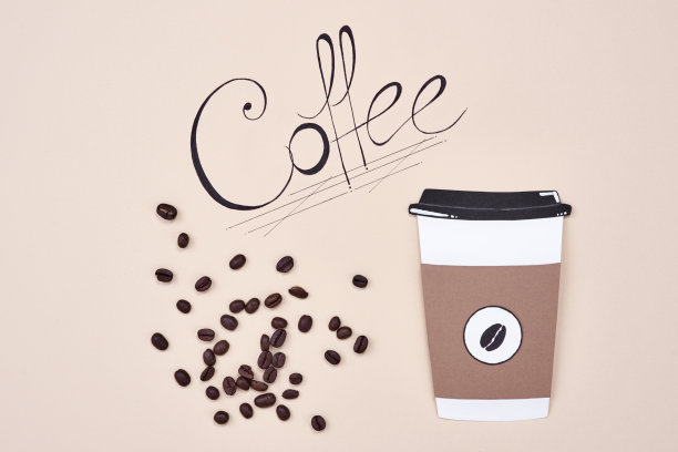 黑咖啡创意设计海报