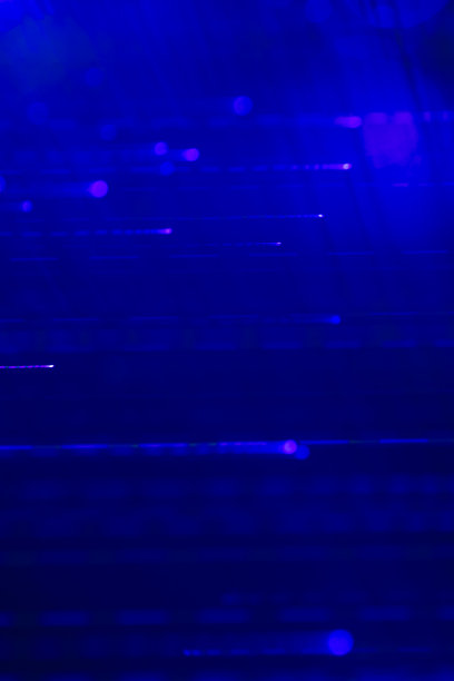 蓝色科技粒子线条光效