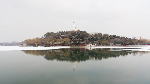 冰雪北海公园风光