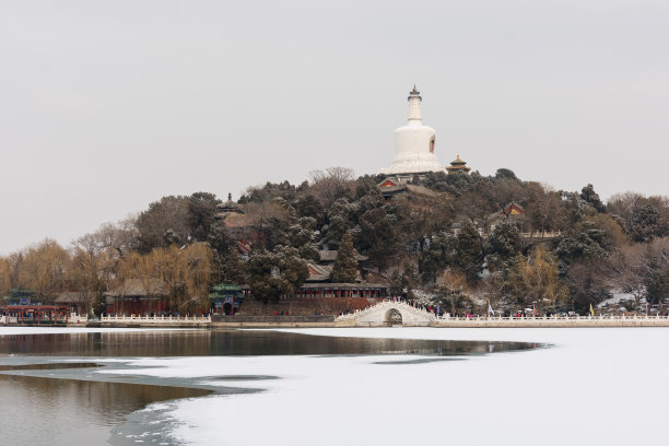 冰雪北海公园风光