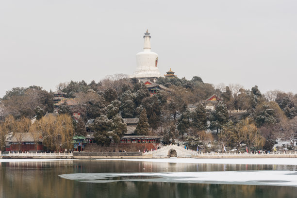 冰雪北海公园风光