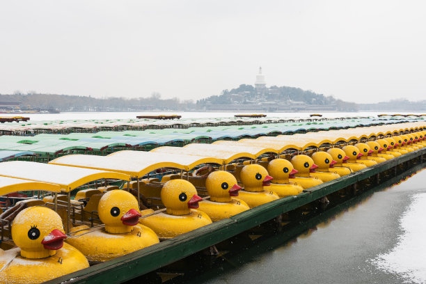 冰雪北海公园风光