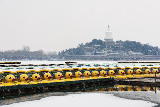 冰雪北海公园风光