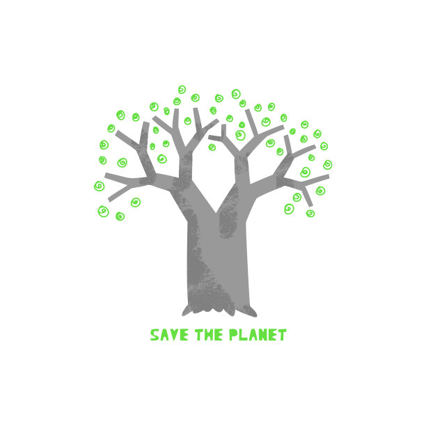 保护树木公益海报招贴