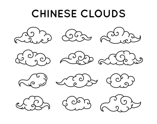 中式logo云