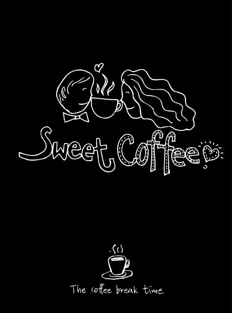 饮品店咖啡海报咖啡广告图片