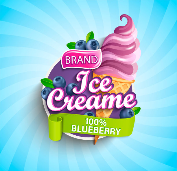 冰淇淋广告宣传单