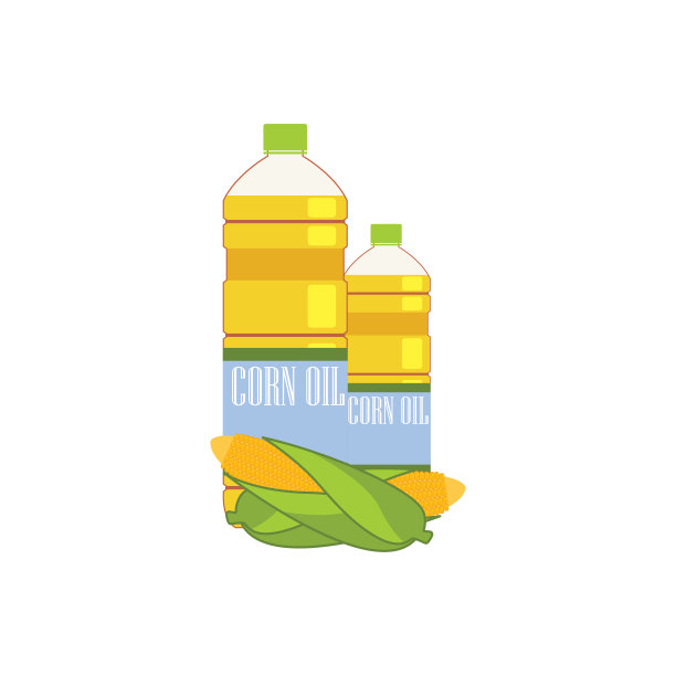 玉米油标签设计