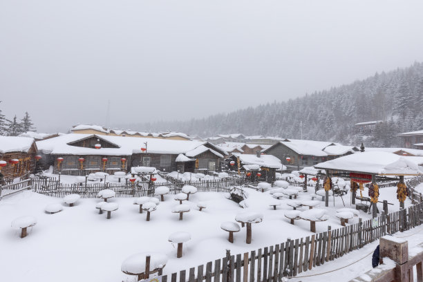 哈尔滨雪景