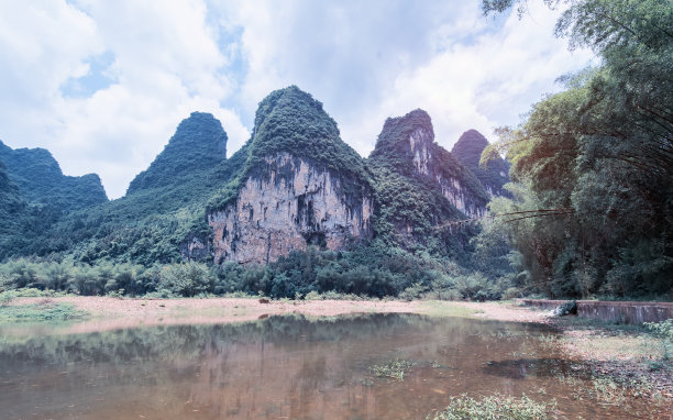 丽江市地标建筑天际线