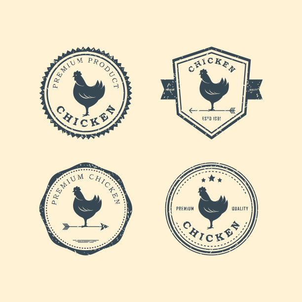 鸡logo标志出售