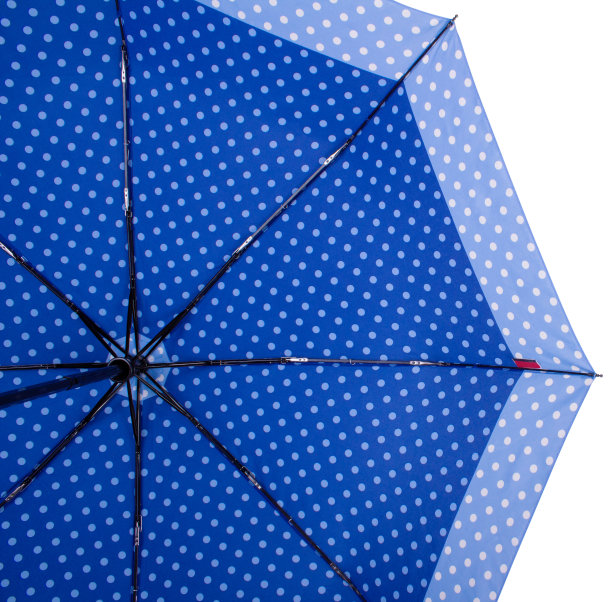 蓝底雨伞