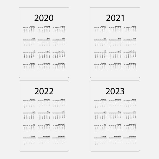 2020贺年卡内页