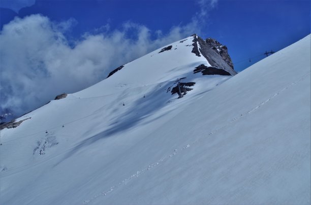 阿尔卑斯山,雪山,铁力士山