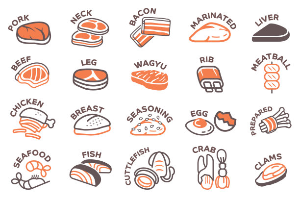 大虾烧烤logo