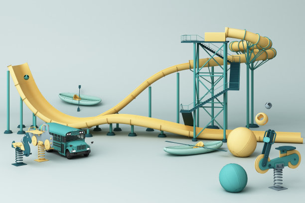 儿童游乐园3d模型