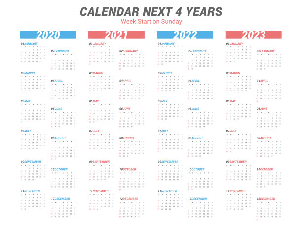 2020年鼠年方形日历