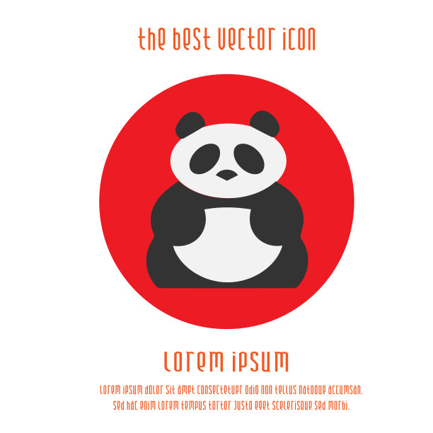 熊猫商业插画