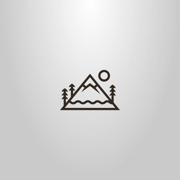 山峰日出logo