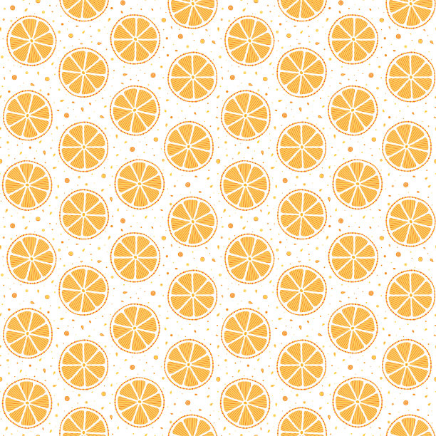橙子插画