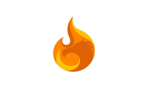 橙色logo设计