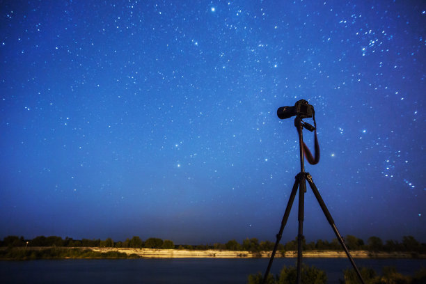 繁星点点蓝色动态宇宙