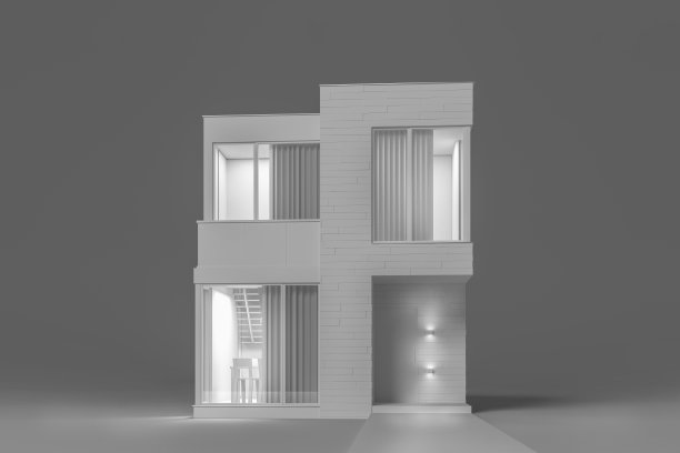 住宅洋房模型效果图