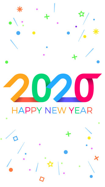 2020贺年卡内页