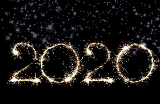 2020,贺卡,一个物体