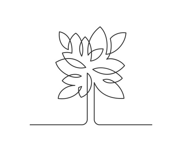 发财树logo