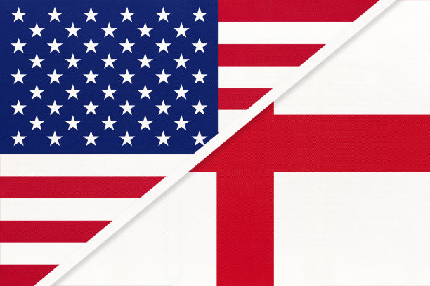 美国和英国的友谊标志