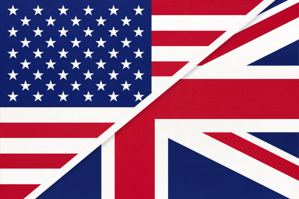 美国和英国的友谊标志