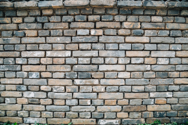 传统青砖砖墙