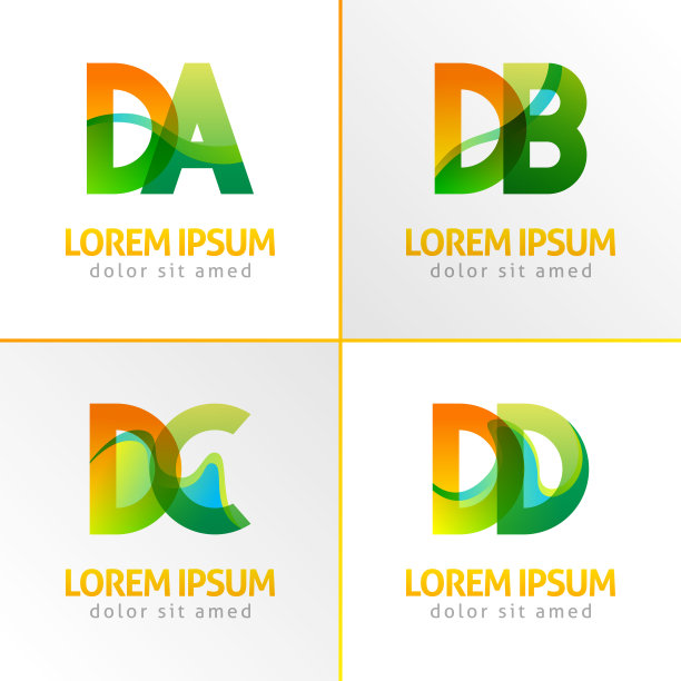 dc字母运动logo
