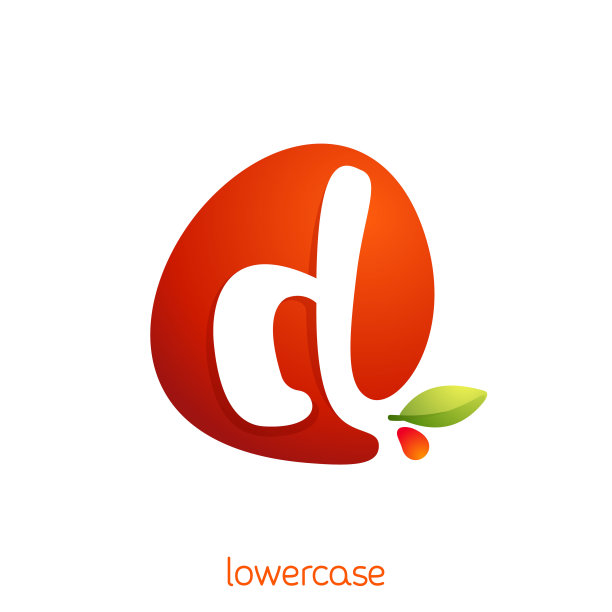 d字母logo,果汁logo