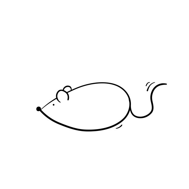 十二生肖老鼠logo