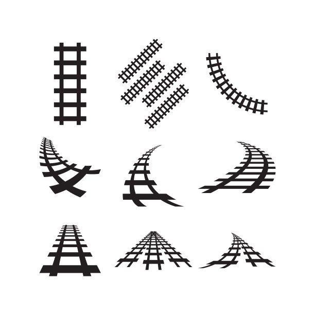 速度线条物流logo