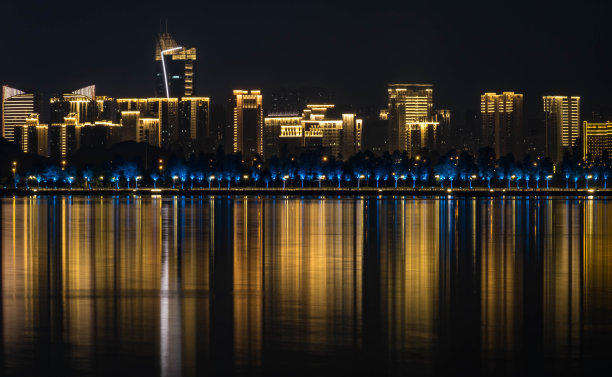 俯瞰武汉夜景