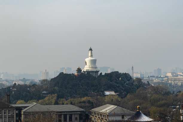 冰雪北海公园风光