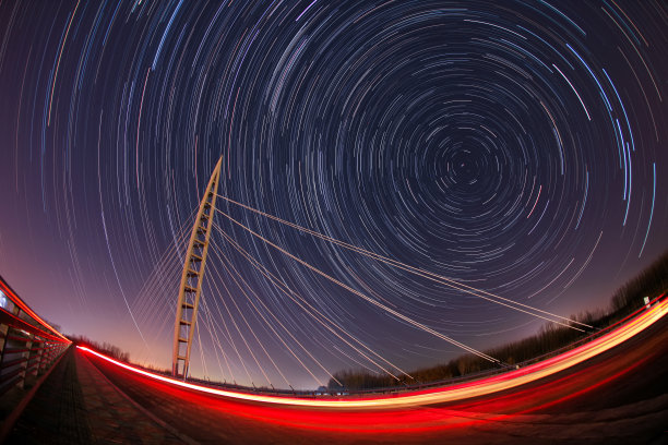 城市星空背景地产背景