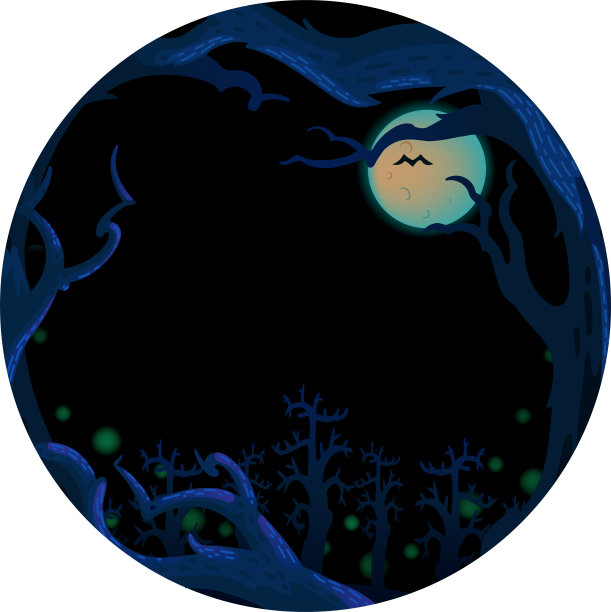 月亮蝙蝠logo