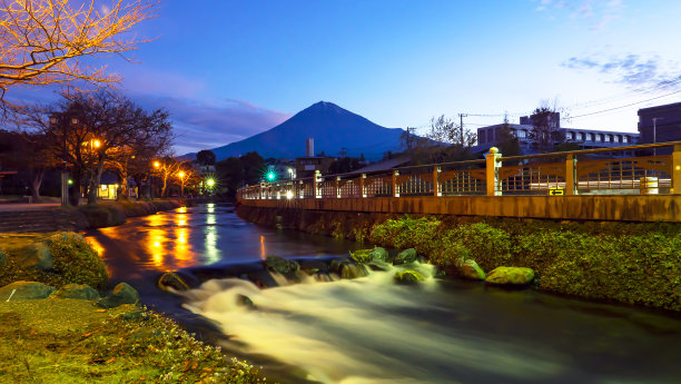 富士山城市风光