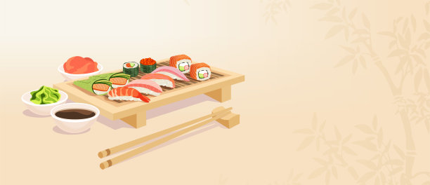 寿司料理素材