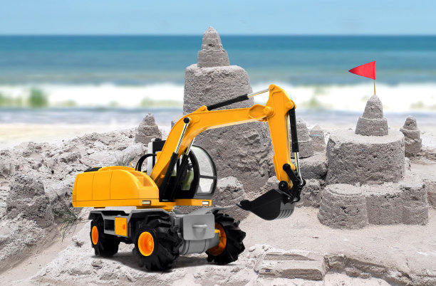沙滩挖掘机
