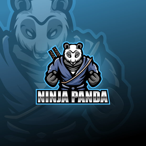 熊猫logo卡通熊猫吉祥物